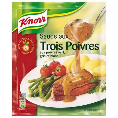 Knorr Sauce Déshydratée aux Trois Poivres 32g