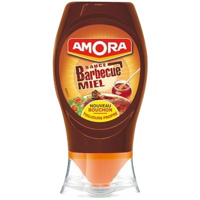 Amora Sauce Barbecue Miel Flacon Souple 282g