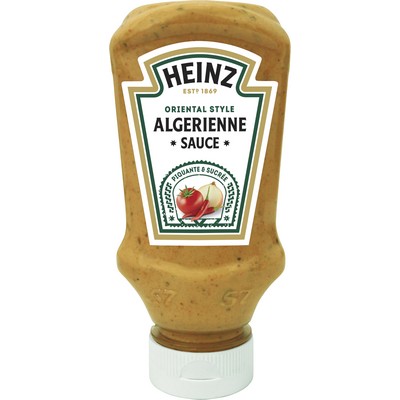 Algerian Sauce squeeze bottle top down 220g / 220ml