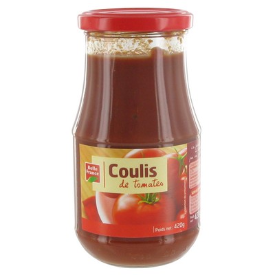 Belle France Tomato Coulis Glass Bottle 420g
