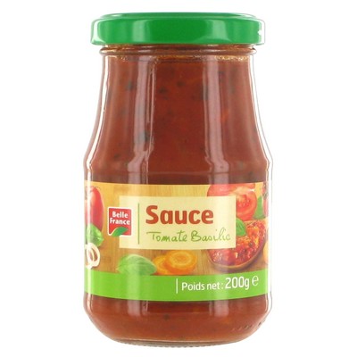 Tomato Basil Sauce Belle France Glass Jar 200g