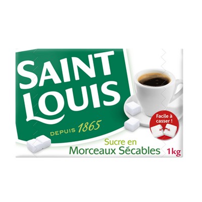 Sucre en Morceaux Sécables Saint Louis 1kg