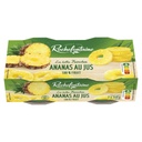 ROCHEFONTAINE  ANANAS EN TRANCHES AU JUS SANS SUCRE AJOUTE BOITE 2X236 G