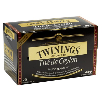 Thé de Ceyland Scotland Twinings 20 Sachets