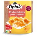 16 Mini Ham & Emmental Galettes Tipiak
