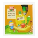 Belle France Apple Banana Fruit Pouch Pack 4 x 90g