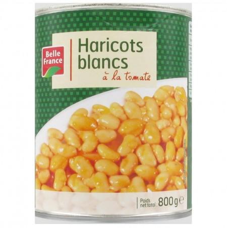 White Beans in Tomato Sauce Belle France 800g Can
