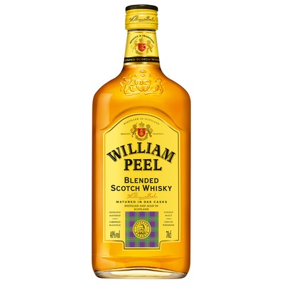 BLENDED SCOTCH WHISKY WILLIAM PEEL 70 CL 40°
