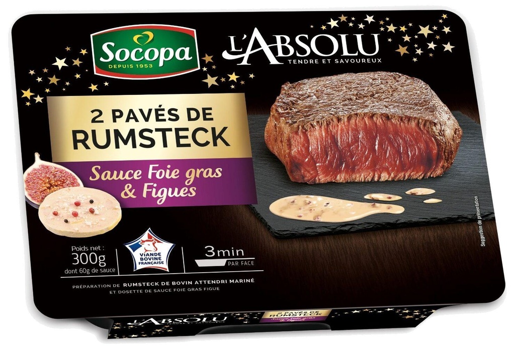 300g Beef Steak with Foie Gras Sauce Socopa