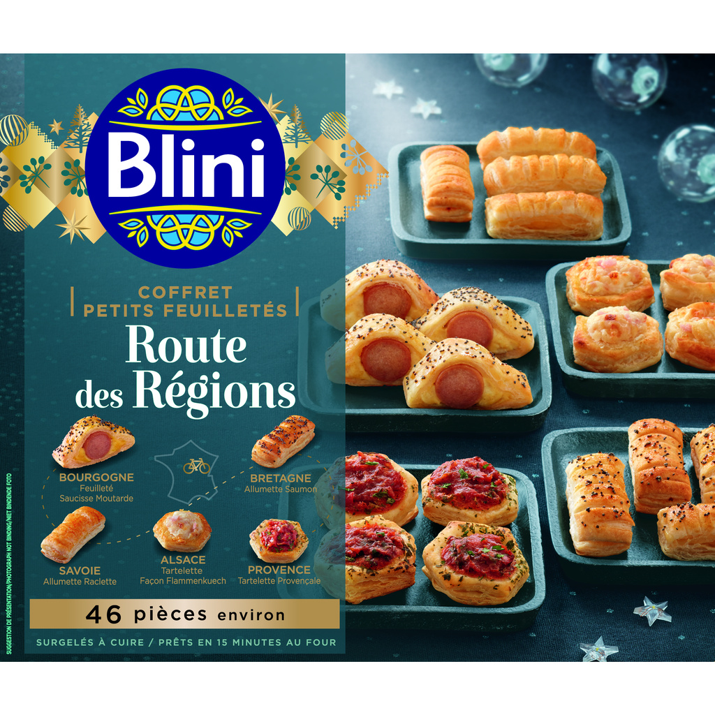 BLINI - COFFRET PETITS FEUILLETÉS 485 G - ROUTE DES RÉGIONS