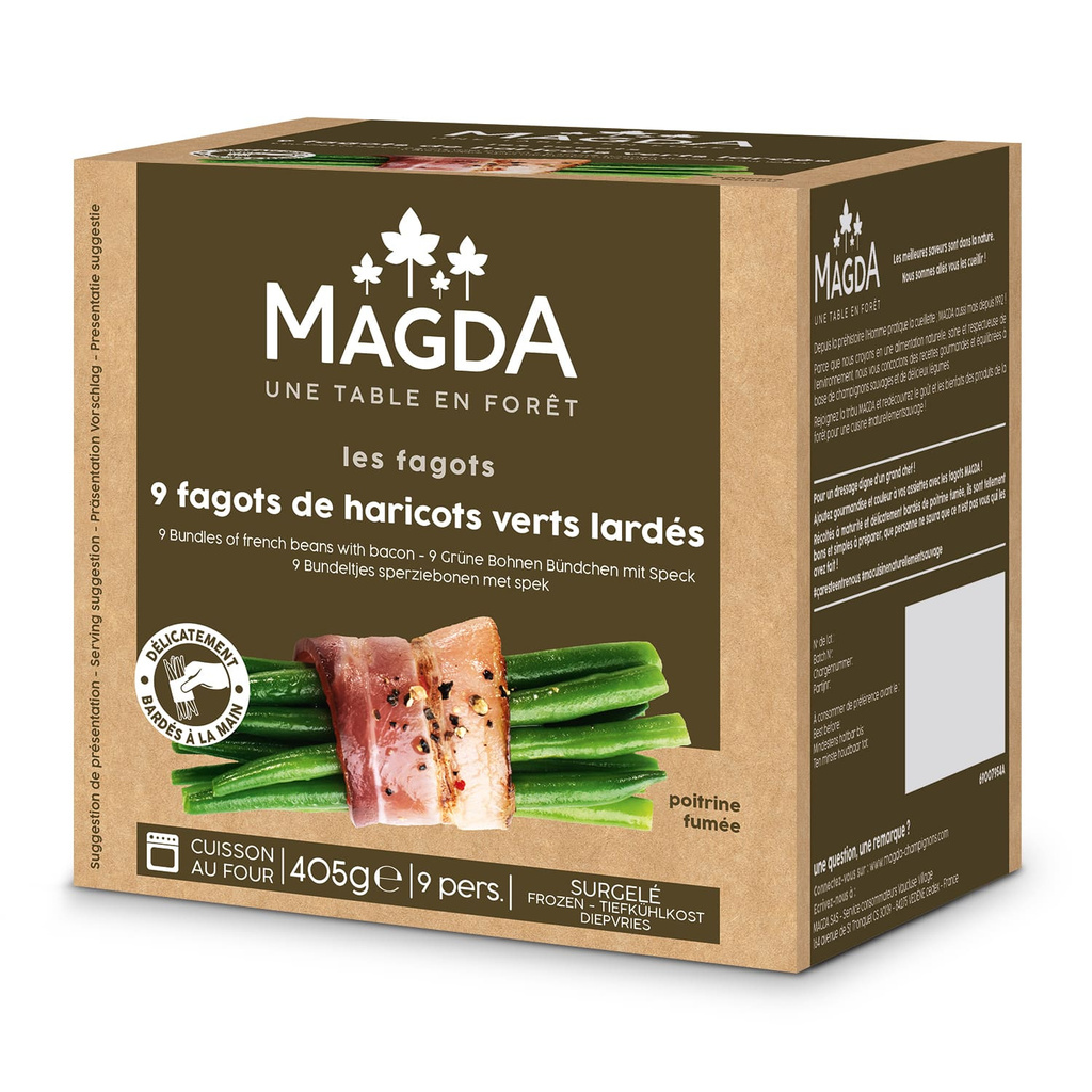 fagots haricots verts lardés 405g
