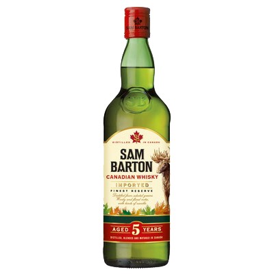 Whisky Canadien SAM BARTON 5 ans d'âge 70cl 40°