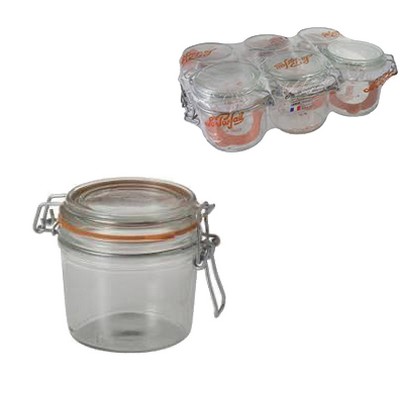 Set of 6 Le Parfait 350g Terrine Jars