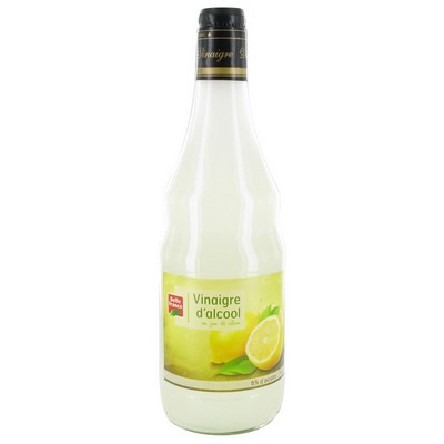 Alcohol Vinegar with Lemon Juice Belle France Glass Bottle 75cl