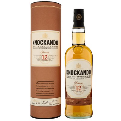 Knockando 12 Year Old 43% Single Malt Scotch Whisky 70cl in Gift Box