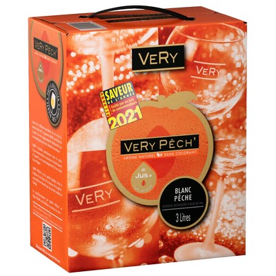 BABV Very Peach - White Peach BIB 3L