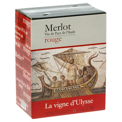 BIB 3L VIN DE PAYS MERLOT 12[ AUDE