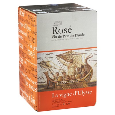BIB 5L AUDE ROSE IGP LA VIGNE ULYSSE