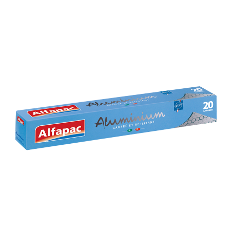 Waffle Embossed Aluminum Foil 20m x 0.29