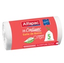 25 5L Drawstring Bathroom Trash Bags
