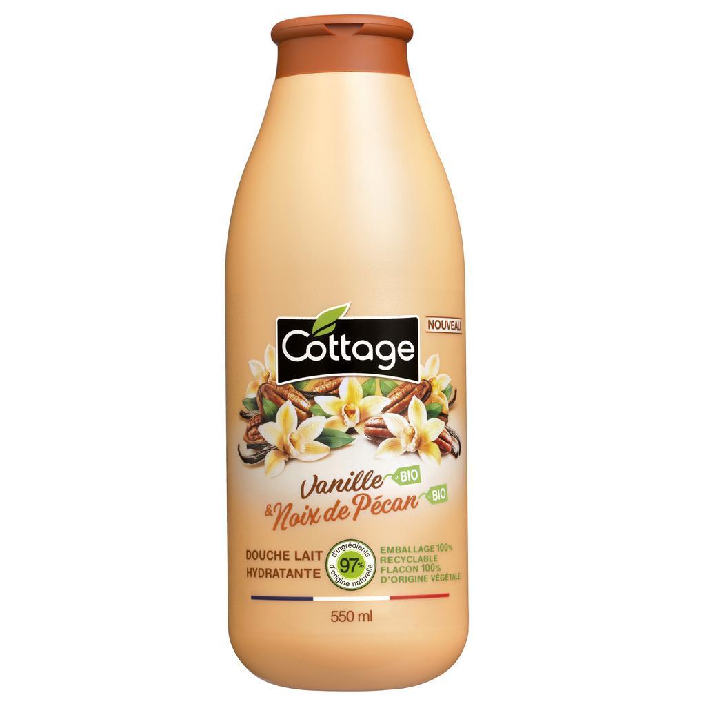 Vanilla & Pecan Milk Shower Gel 97% Natural Ingredients 550ml