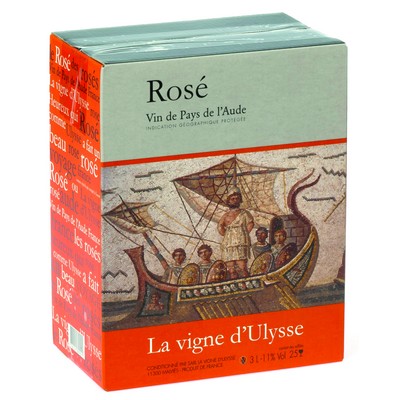 BIB 3L Rosé Aude La Vigne d’Ulysse 11°