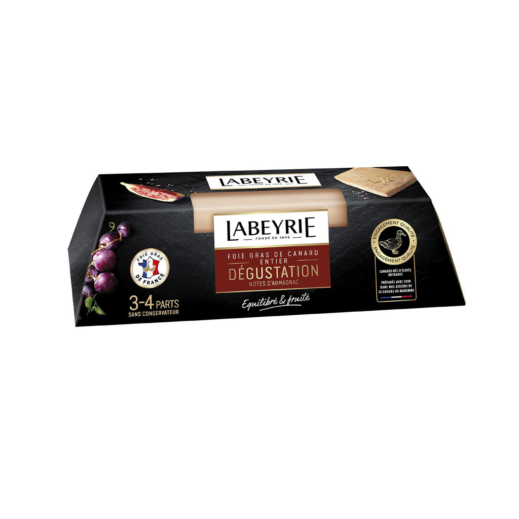 FOIE GRAS DE CANARD ENTIER DEGUSTATION BARQUETTE 130G