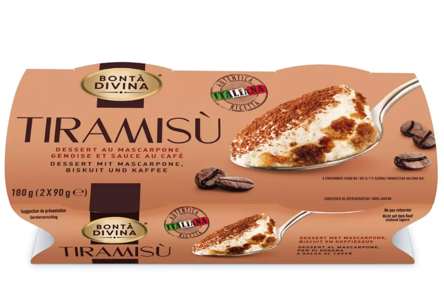 90G X 2 TIRAMISU BONTA   DIVINA