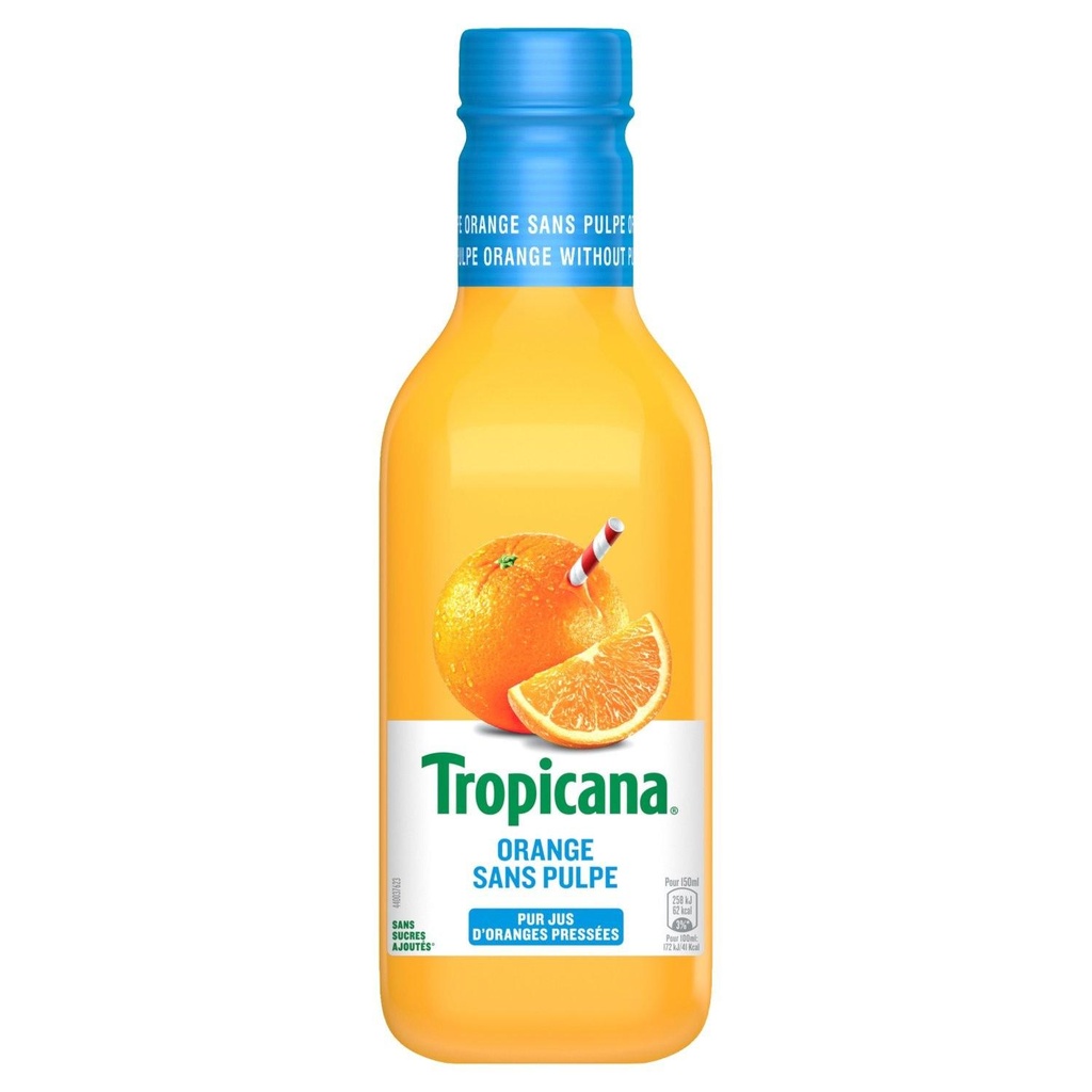 Tropicana Orange Juice No Pulp 90cl