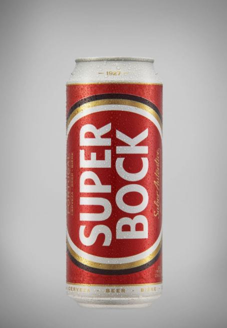 Super Bock Blonde Beer 5.2% Can 50cl