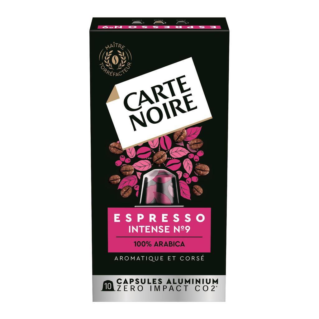 Carte Noire 10 capsules Alu Intense N°9 55g