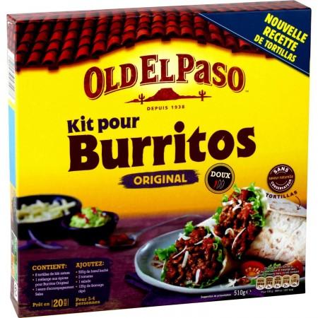 Old El Paso Kit Std Burrito 510g