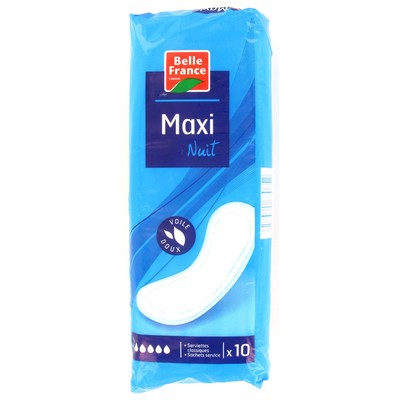 BELLE FRANCE Maxi Night Pads x12