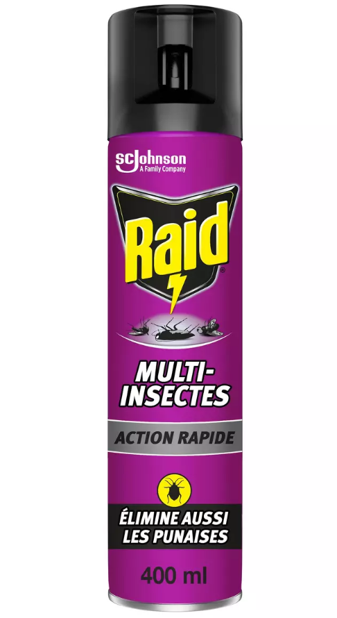 RAID AEROSOL MULTI INSECTES 400 ML