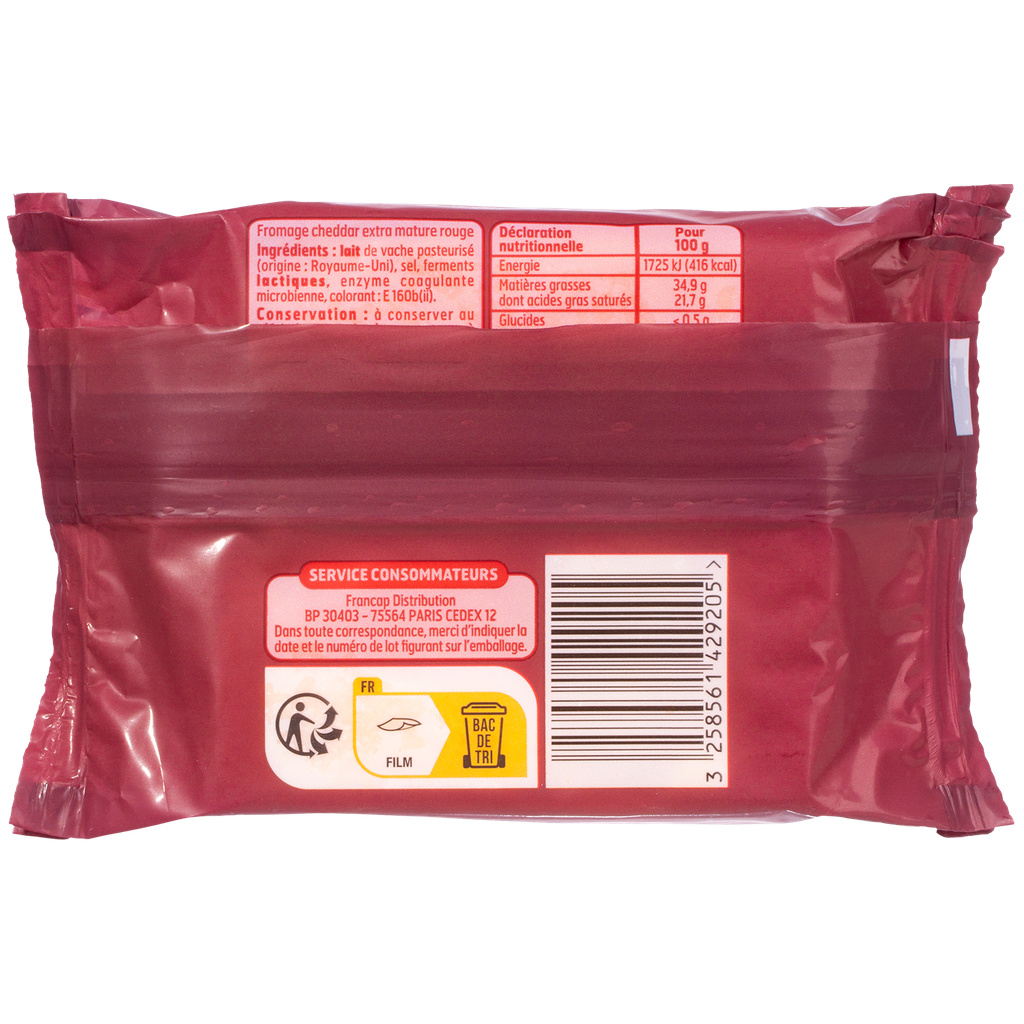 Extra Mature Cheddar Belle France 200g