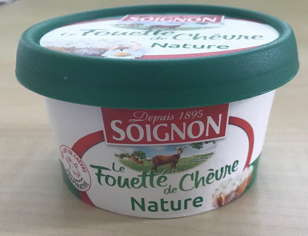 Fouetté de Chèvre nature 140g Soignon