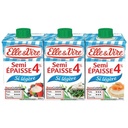 Elle & Vire Semi-Thick So Light Cream 4% Fat 3x20cl