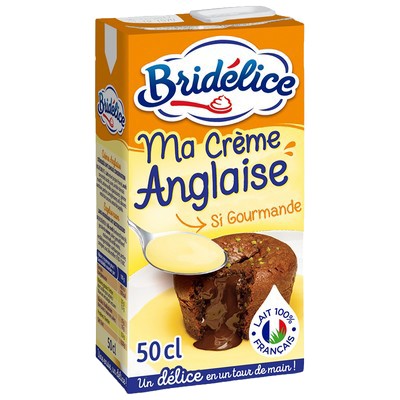 BRIDELICE CREME ANGLAISE UHT BRIQUE 50CL