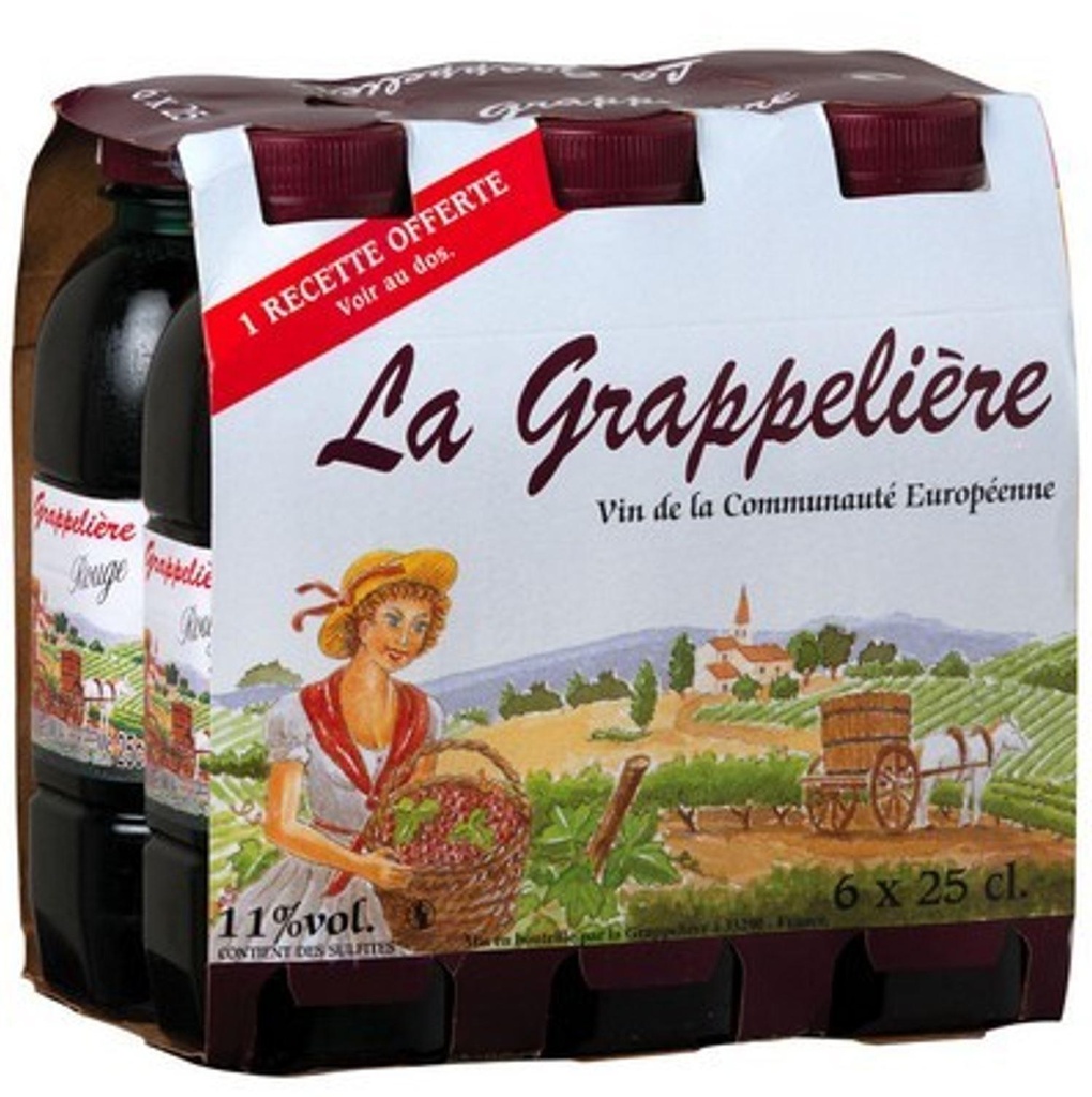 B 6X25CL VUE ROUGE 11[ PETITS VIGNOBLES