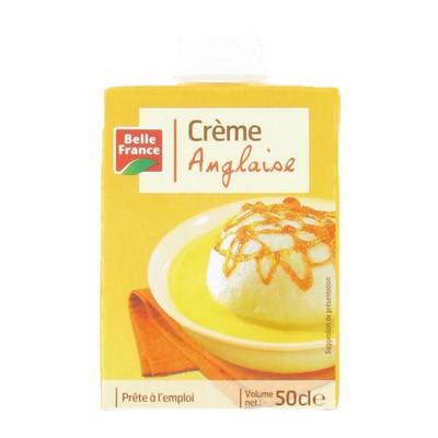 UHT English Custard Belle France 50cl Carton