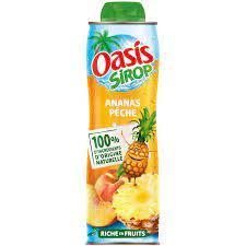 OASIS PINEAPPLE PEACH SYRUP 60 CL