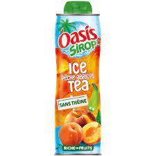 OASIS SIROP ICE TEA PECHE ABRICOT 60 CL