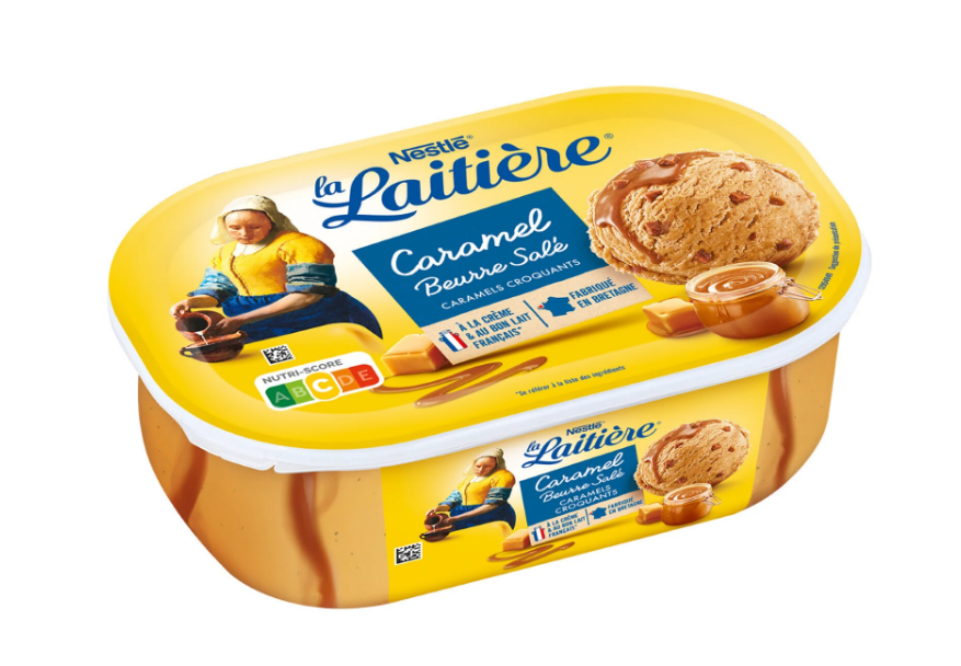 LA LAITIÈRE Bac Caramel Beurre Salé Caramels Croquants