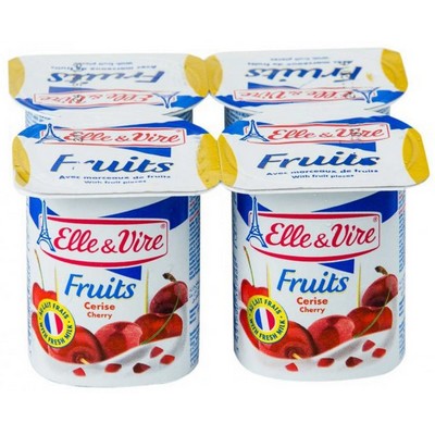 4x125g Cherry Dairy Dessert