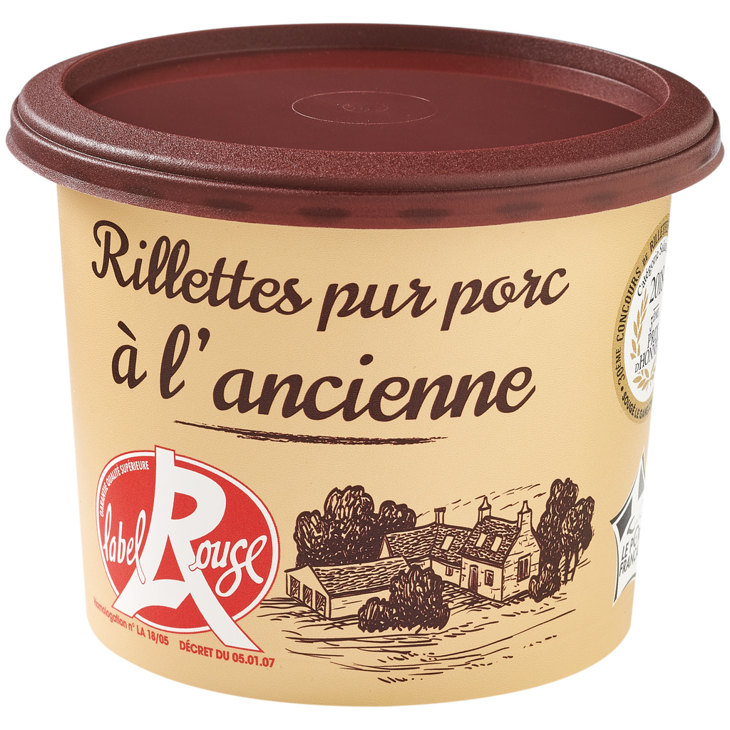 Rillettes Pur Porc Label Rouge 220gr