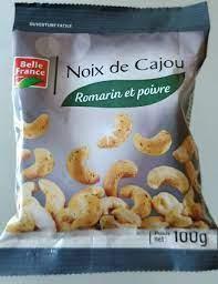 NOIX DE CAJOU AROMATISEE ROMARIN POIVRE BF 100 G