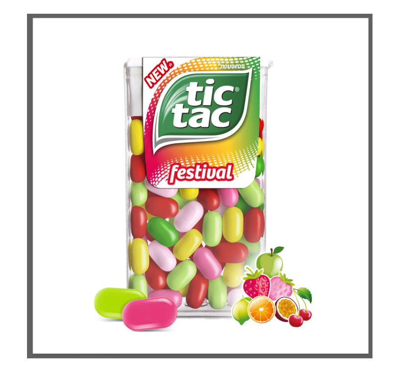 Bonbons Tic Tac x110 pastilles FESTIVAL - 54g