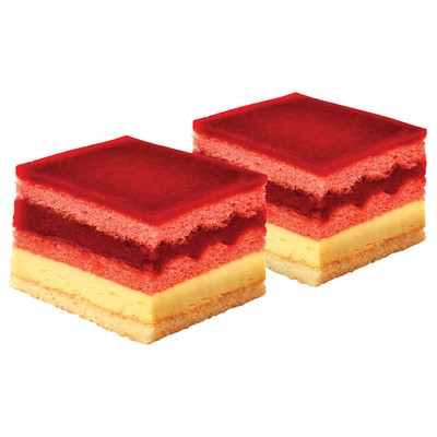 Two 200 g Raspberry Cakes