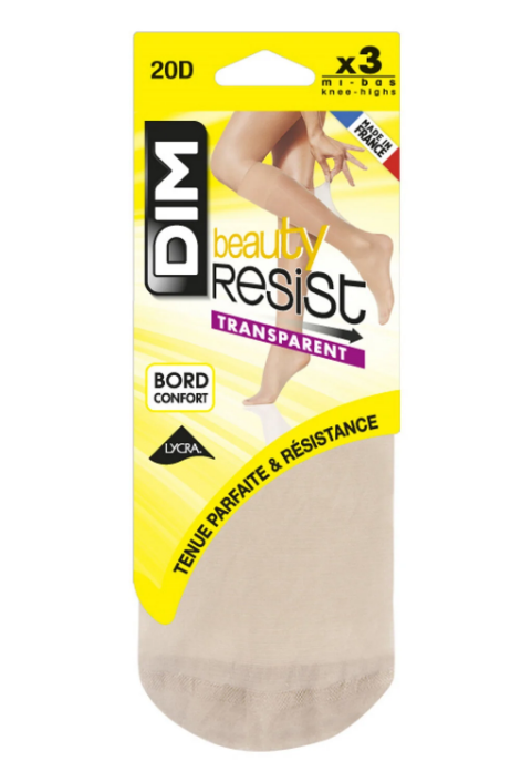 3-Pack X3RESIST Cinnamon Sheer Knee-Highs 35-41 DIM