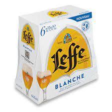 WHITE LEFFE BEER 6X25